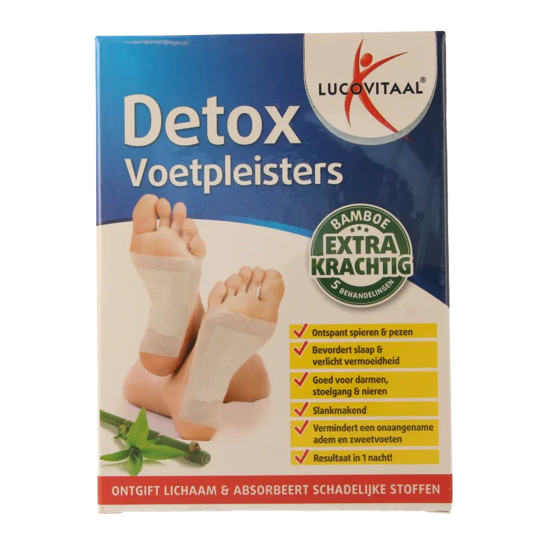 Lucovitaal Detox voetpleisters 10.00 Stuks