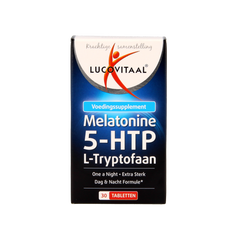 Lucovitaal Melatonine L-Tryptofaan 0.1mg 30.00 Tabletten