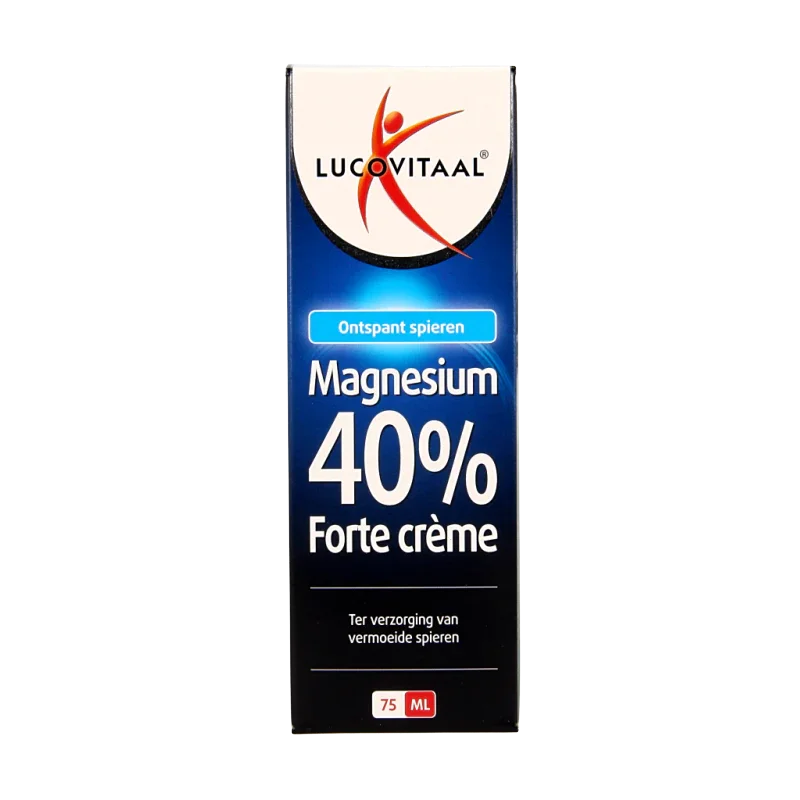 Lucovitaal Magnesium 40% forte creme 75 Gram