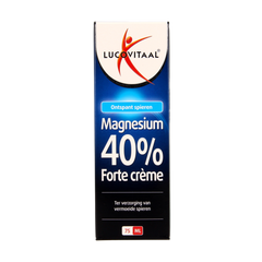 Lucovitaal Magnesium 40% forte creme 75.00 Gram