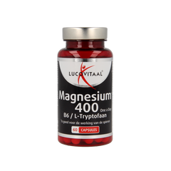 Lucovitaal Magnesium 400 met B6 en L-Tryptofaan 60.00 Capsules