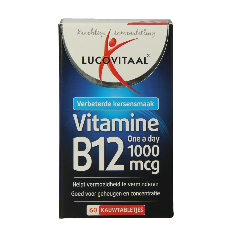 Lucovitaal Vitamine B12 1000mcg 60 Kauwtabletten