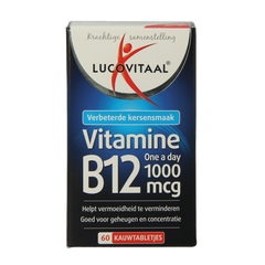 Lucovitaal Vitamine B12 1000mcg 60.00 Kauwtabletten