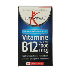 Lucovitaal Vitamine B12 1000mcg 60 Kauwtabletten