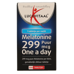 Lucovitaal Melatonine puur 0.299mg 500.00 Tabletten