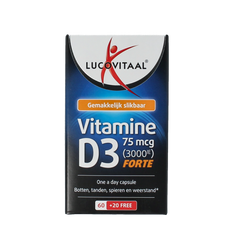 Lucovitaal Vitamine D3 75mcg 80.00 Capsules