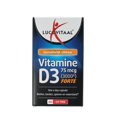 Lucovitaal Vitamine D3 75mcg 80 Capsules