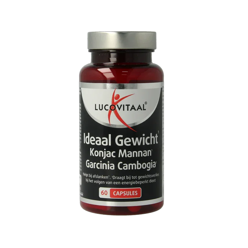Lucovitaal Ideaal gewicht konjac mannan garcinia cambogia 60 Capsules