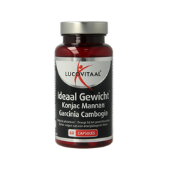 Lucovitaal Ideaal gewicht konjac mannan garcinia cambogia 60.00 Capsules