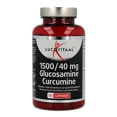 Lucovitaal Glucosamine & curcumine 1500/40mg 60 Capsules