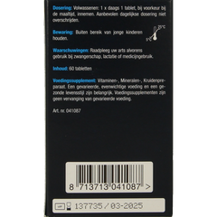 Lucovitaal Vitamine B complex forte 60.00 Tabletten