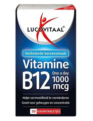 Lucovitaal Vitamine B12 1000mcg 30 Kauwtabletten