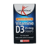 Lucovitaal Vitamine D3 25mcg 60.00 Capsules
