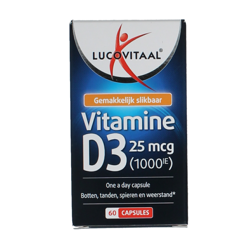 Lucovitaal Vitamine D3 25mcg 60 Capsules