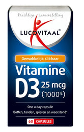 Lucovitaal Vitamine D3 25mcg 60 Capsules