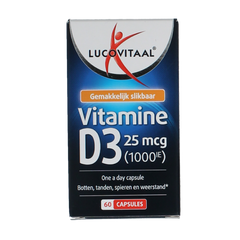 Lucovitaal Vitamine D3 25mcg 60.00 Capsules