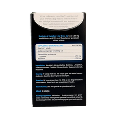 Lucovitaal Melatonine L-Tryptofaan 5mg 30 Tabletten