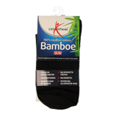 Lucovitaal Bamboe sok lang zwart maat 35-38 1.00 Paar