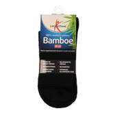 Lucovitaal Bamboe sok lang zwart maat 39-42 1 Paar