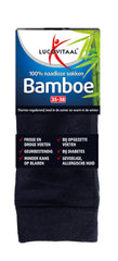 Lucovitaal Bamboe sok lang blauw maat 35-38 1 Paar