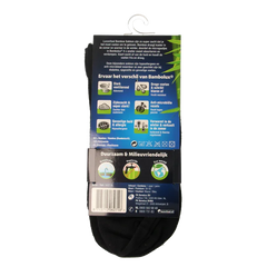 Lucovitaal Bamboe sok lang blauw maat 39-42 1 Paar