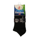 Lucovitaal Bamboe enkelsok zwart maat 39-42 1 Paar