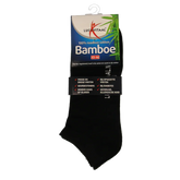 Lucovitaal Bamboe enkelsok zwart maat 43-46 1 Paar