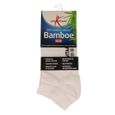 Lucovitaal Bamboe enkelsok wit maat 35-38 1 Paar