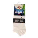 Lucovitaal Bamboe enkelsok wit maat 39-42 1 Paar