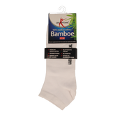 Lucovitaal Bamboe enkelsok wit maat 47-50 1 Paar