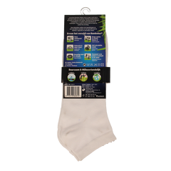 Lucovitaal Bamboe enkelsok wit maat 47-50 1 Paar