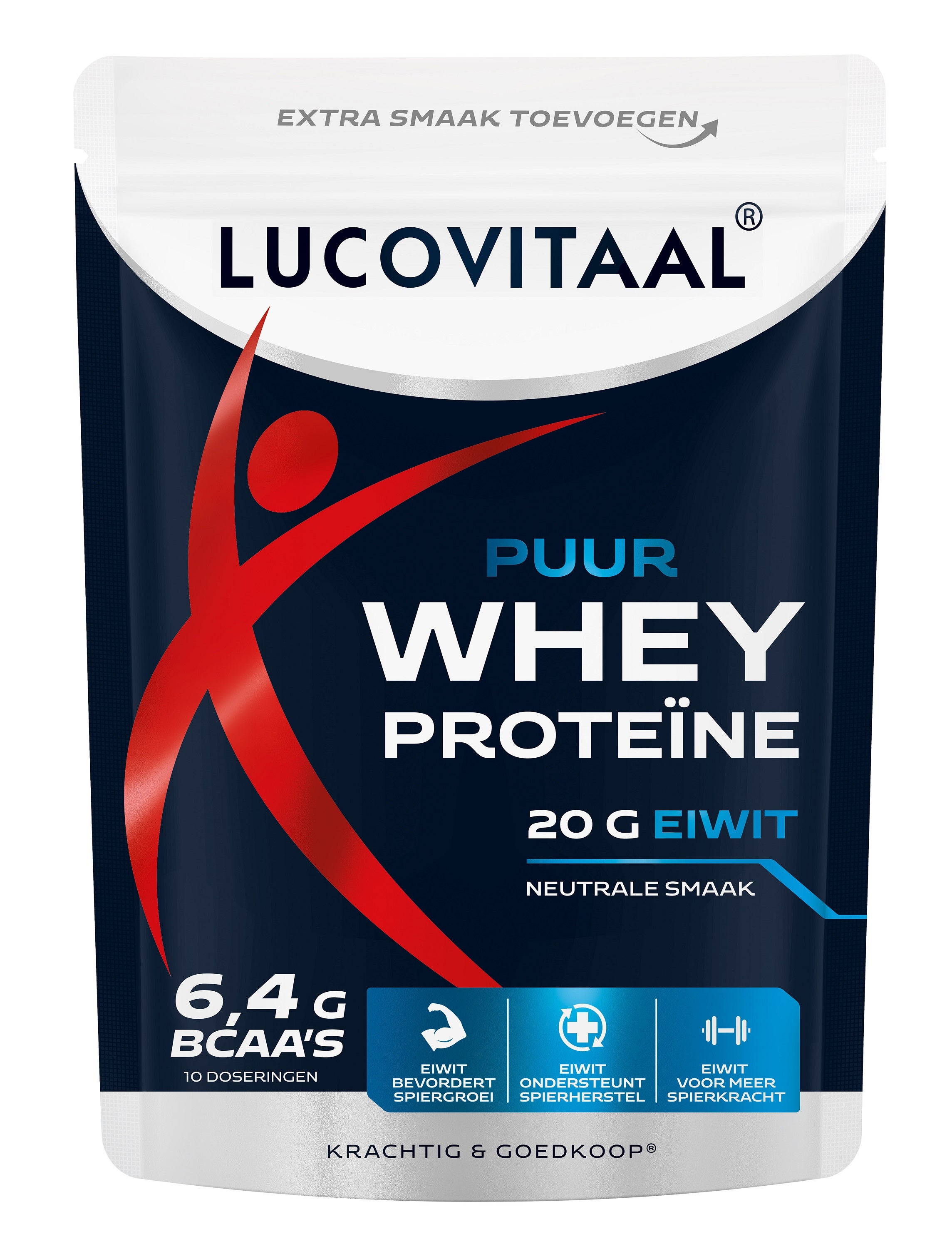 Lucovitaal Protein whey poeder puur 250.00 Gram
