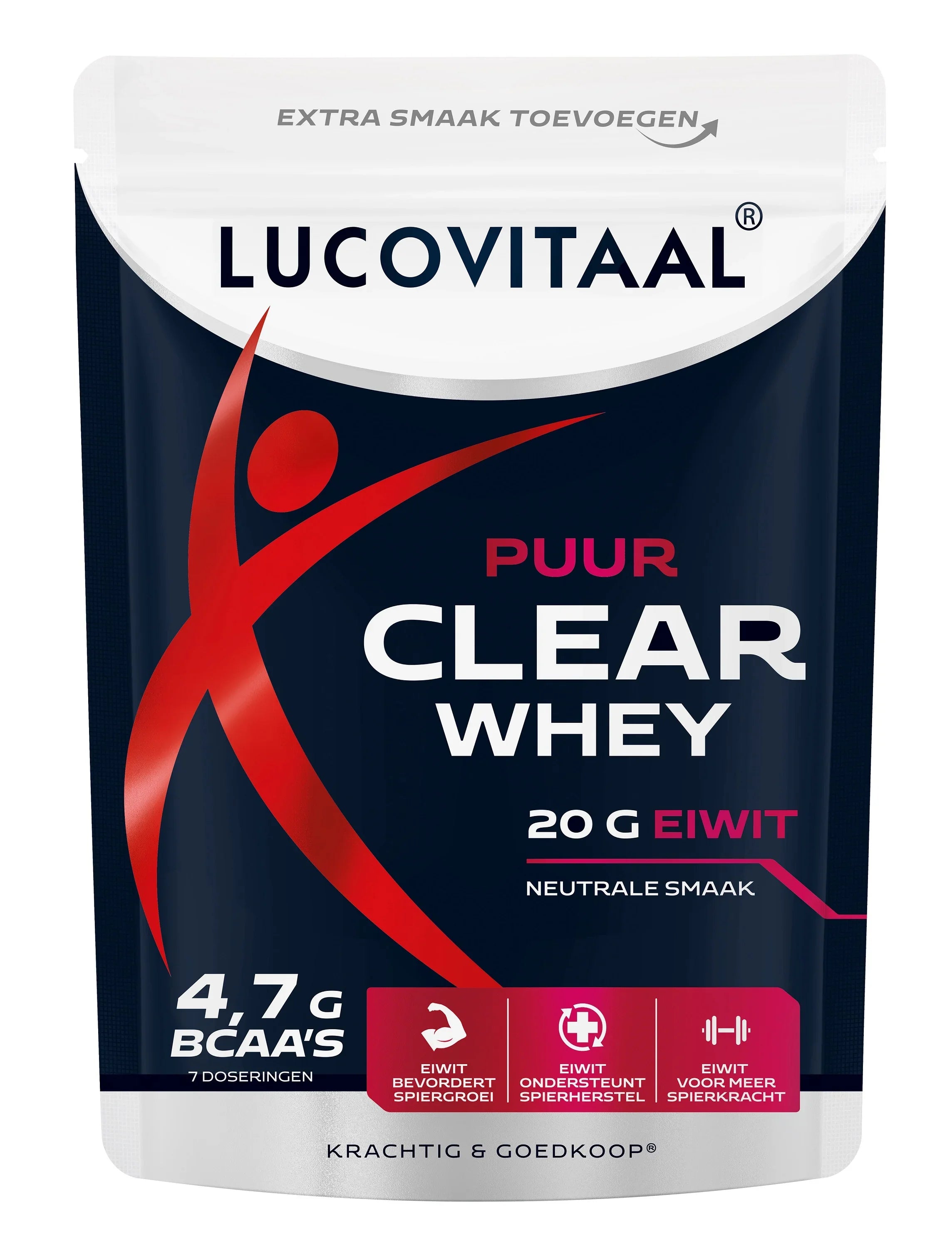 Lucovitaal Clear whey poeder puur 175 Gram