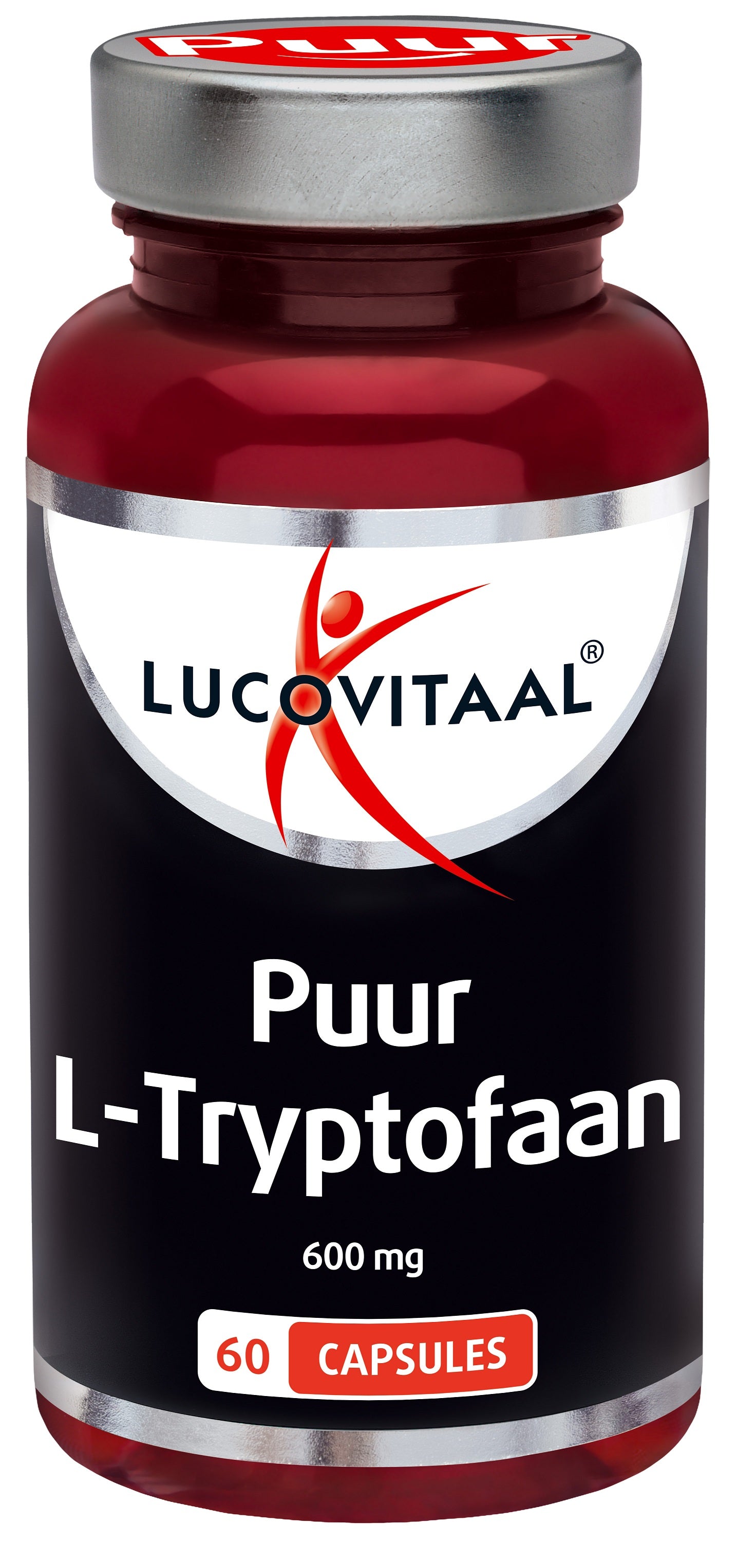 Lucovitaal L-tryptofaan puur 600mg 60 Capsules