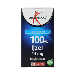 Lucovitaal IJzer Bisglycinaat 100% 120.00 Tabletten