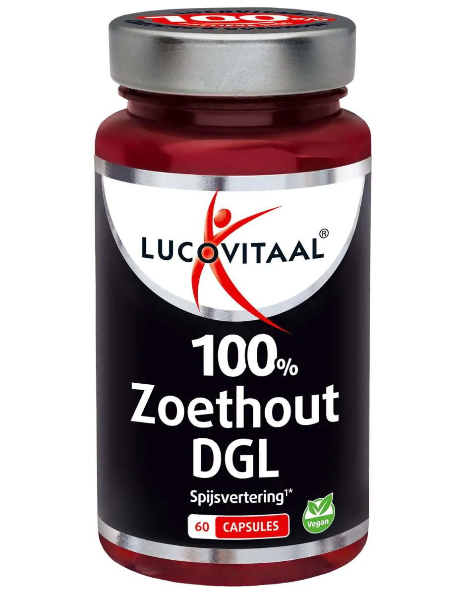 Lucovitaal Zoethout DGL 100% 60.00 Capsules