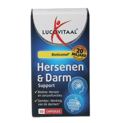 Lucovitaal Hersenen & darm support Bioticomel 30.00 Capsules