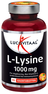 Lucovitaal L-Lysine 1000mg 90 Kauwtabletten