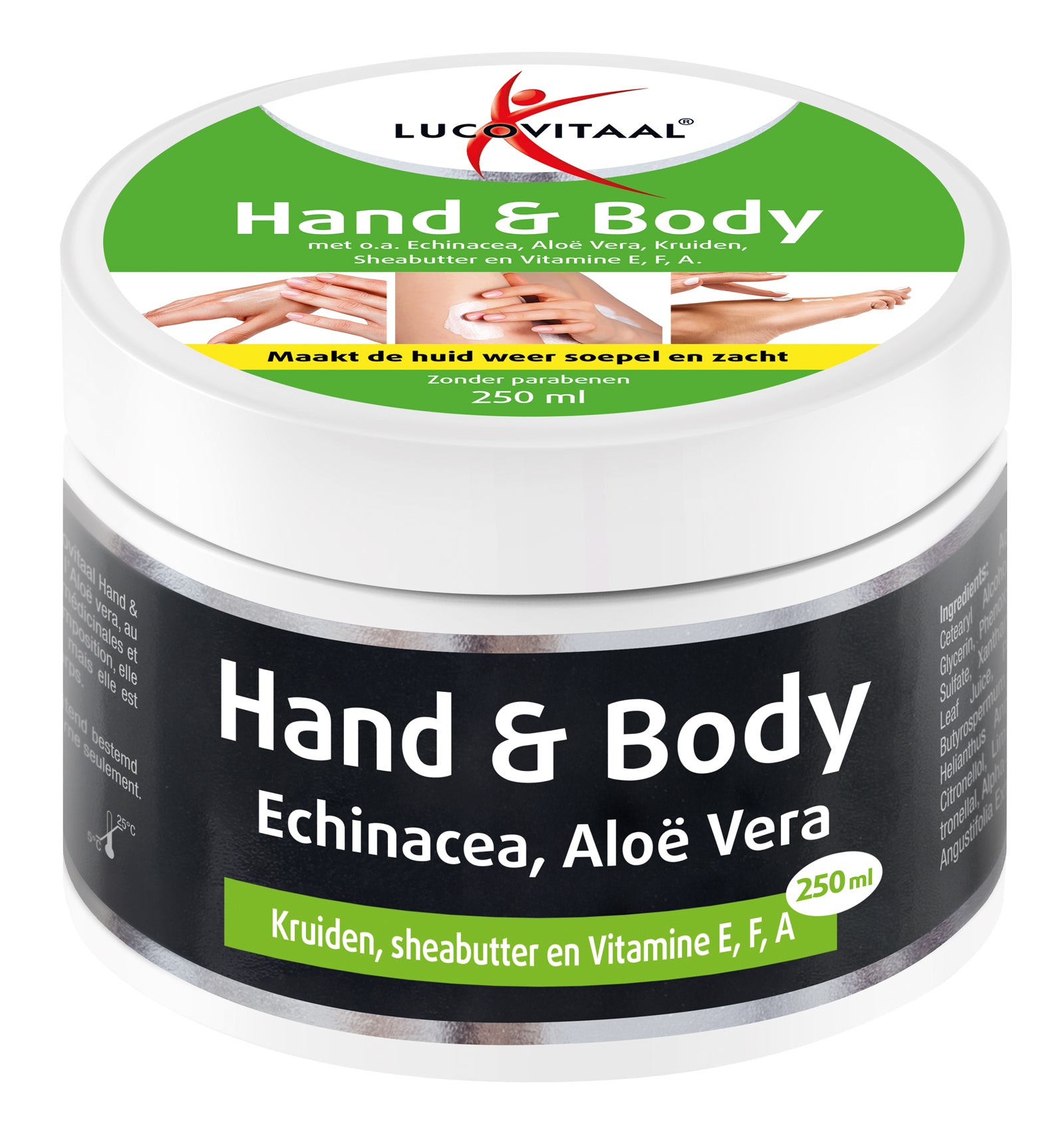Lucovitaal Hand & bodycreme 250.00 Milliliter