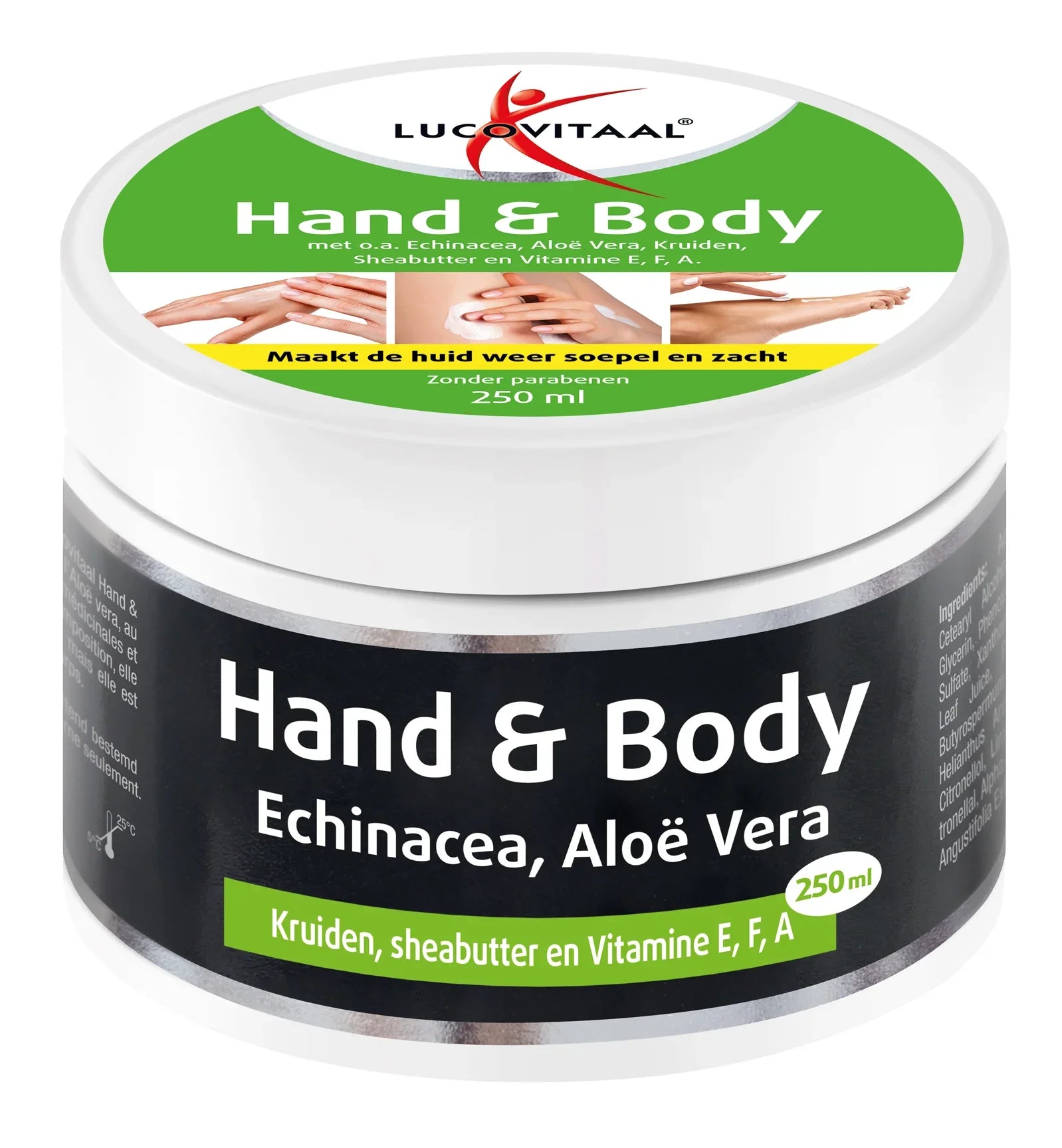 Lucovitaal Hand & bodycreme 250 Milliliter