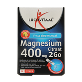 Lucovitaal Magnesium citraat 400mg 2go sticks 14.00 Stuks