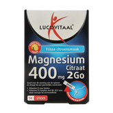 Lucovitaal Magnesium citraat 400mg 2go sticks 14 Stuks