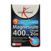 Lucovitaal Magnesium citraat 400mg 2go sticks 14 Stuks