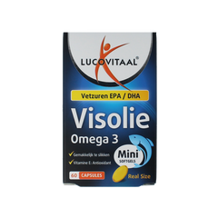 Lucovitaal Visolie omega 3 mini 60 Softgels