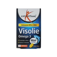 Lucovitaal Visolie omega 3 mini 60.00 Softgels
