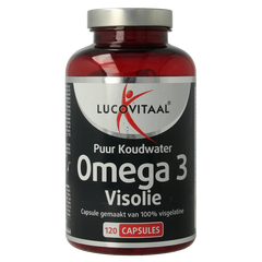 Lucovitaal Omega 3 visolie puur koudwater 120 Capsules