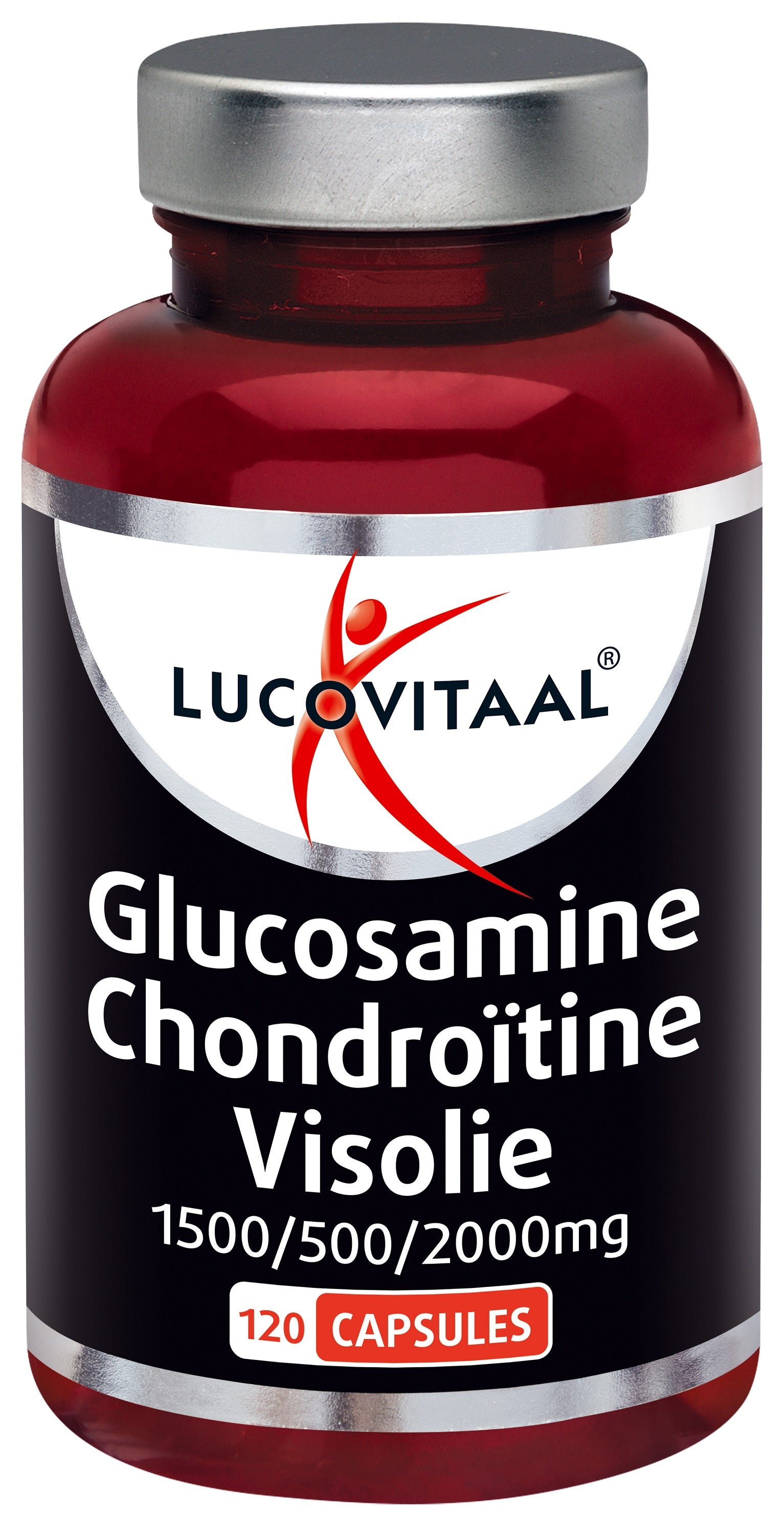 Lucovitaal Glucosamine chondroitine visolie 120 Capsules
