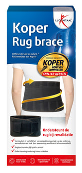 Lucovitaal Rug brace koper 1 Stuks