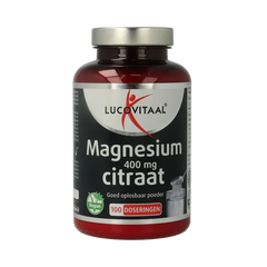 Lucovitaal Magnesium citraat 400mg poeder 250 Gram