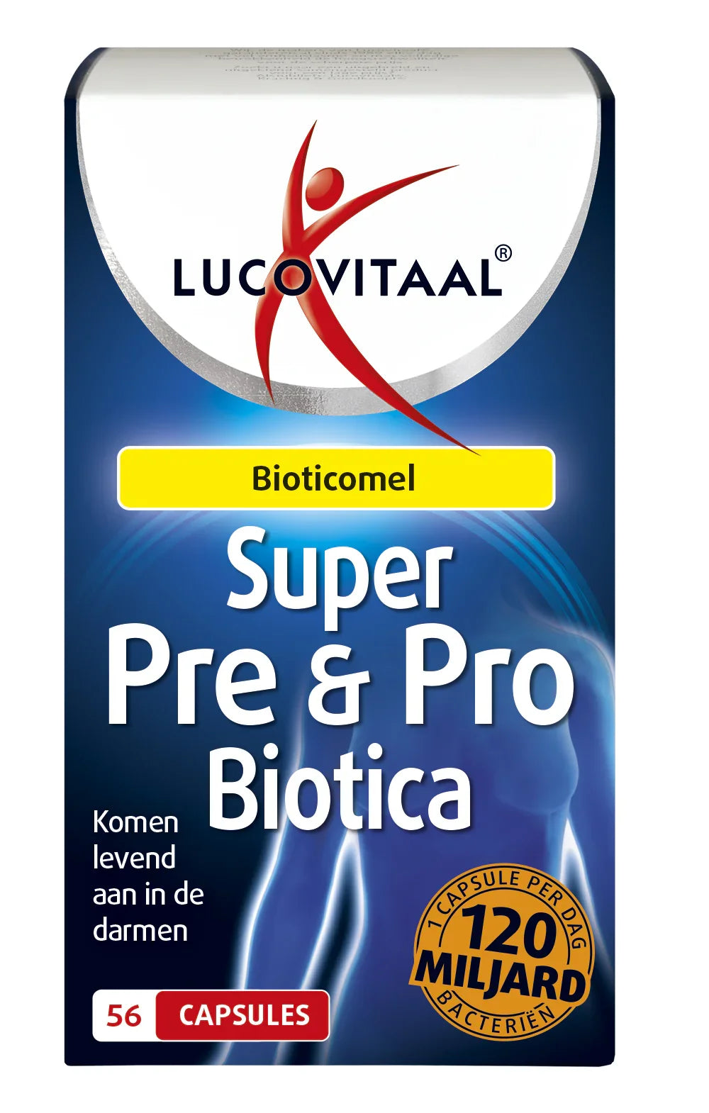 Lucovitaal Super pre & probiotica 120 miljard 56 Capsules